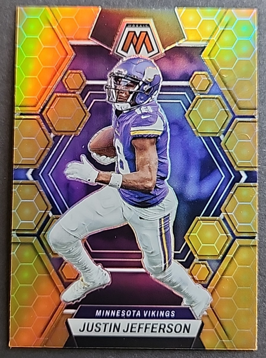 2023 Panini Mosaic Honeycomb Prizm Justin Jefferson SSP #152 Vikings