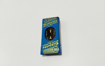 Vintage Antique Gillette Hot Wheels Shaped Metal Blade Holder w/Blades