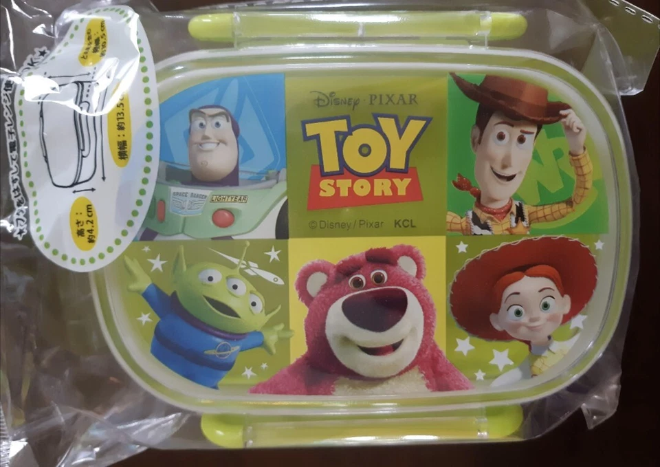 Disney Toy Story Bento Lonchera para Niños Contenedor de Comida Tenedor Cuchara Selecciones NUEVO Foto 2 de 4