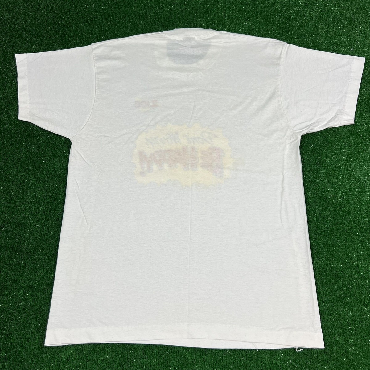 ミュージシャン DOTS Don't Worry, Be Happy L/S TEE Vintage 90's Z100 New York Bobby McFerrin Dont Worry Be