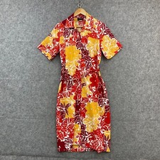 Vintage Yesadress Australia Womens Dress Size 10 Multicolour Floral Belt 54026