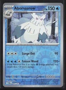 Pokemon TCG Destined Rivals - 060/182 Abomasnow - Reverse Holo NM