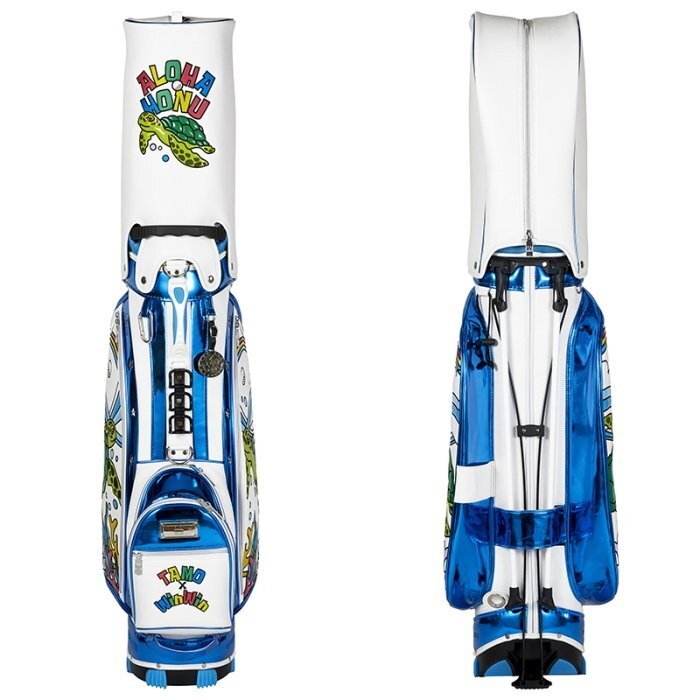 WINWIN STYLE golf club bag caddy bag ALOHA HONU stand CB502(WH) japan