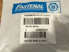 (2) Regiment® - 0.563"OD x 0.072"Wire 5"L Loop End #95 Steel Hard Drawn MB