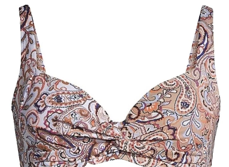 Lands' End Paisley Top Swimwear for Women