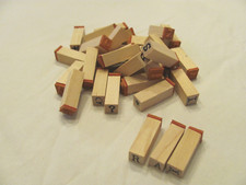 PRE-OWNED SET OF 30 RUBBER STAMPS  A-Z AND , ,  AND 