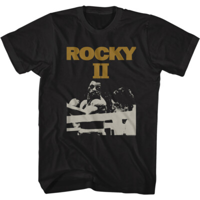 Rocky II Movie Rocky Getting Wooped By Apollo Creed In The Ring Men's T Shirt