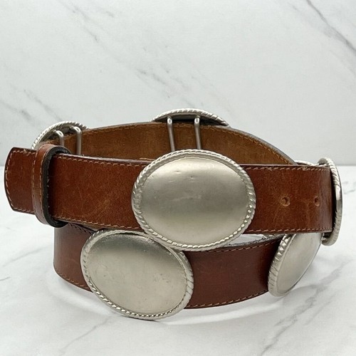 DKNY Vintage Brown Genuine Leather 