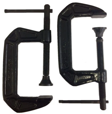 3'' G CLAMP X 2 DROP FORGED STEEL G CLAMP NEW RDGTOOLS