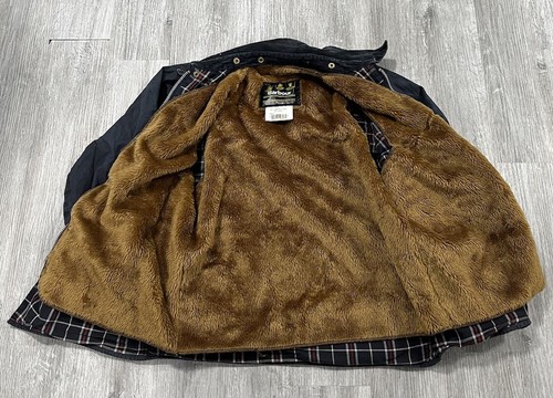Men's Barbour Beaufort Jacket Wax Blue A155 England Classic Size C40 / 102 Cm - 第 6/9 張圖片