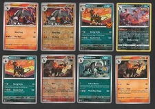 Houndoom Pokemon Card Collection Set of 8 English Cards Reverse Holo Rare