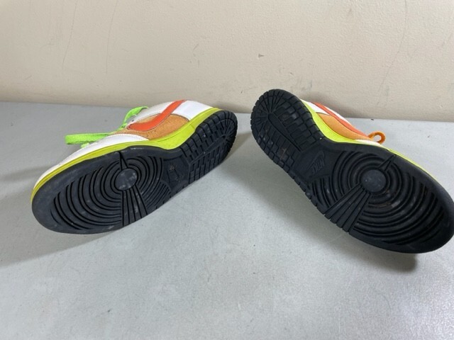 Size 6.5 - Nike Dunk Low White Orange Blaze W for sale online | eBay
