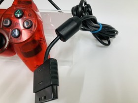 PS2 Controllers Skeleton Red Clear SCPH-10010  Dual Shock 2 Tested & Memory card