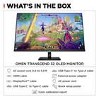 HP OMEN Transcend D32 31.5" 4K UHD 240Hz Gaming Monitor AMD FreeSync Premium Pro — photo 8