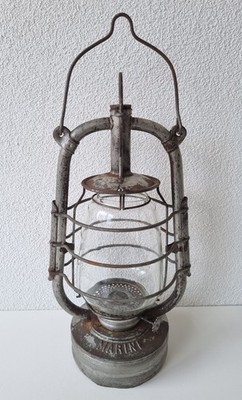 Seltene MARINE Laterne - Sturmlaterne - Blech - Frankreich aus der Zeit um 1930