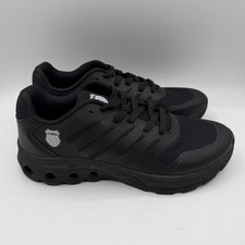 K-Swiss Tubes Shoes Men's Size 9 Black Lace Up Low Sneakers