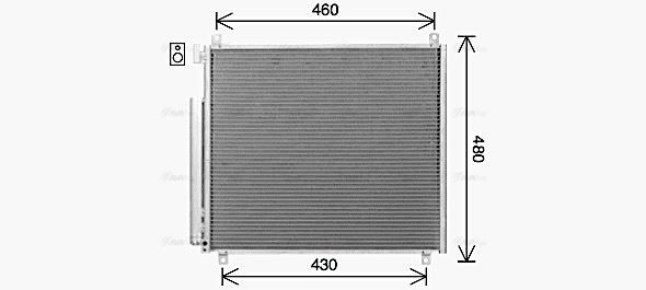 SZ5158D AVA Condenser FIT SUZUKI IGNIS (2016) 1.2 VVT DUALJET