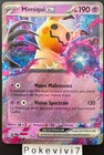 Carte Pokemon MIMIQUI 069/159 EX EV9 Ecarlate et Violet 9 JTG FR NEUF