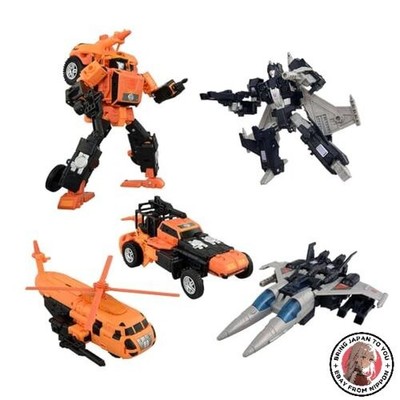 Takara Tomy Transformers AOTP-EX Sandstorm VS Slugslinger T-Spark Set Japan