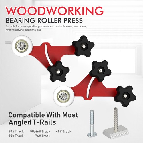 Bearing Stock Roller Saw Guide Roller Tool Shock Absorption For Woodworking - Picture 15 of 24