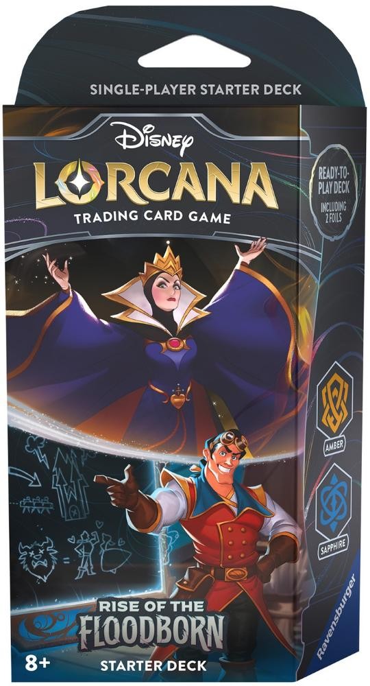 DISNEY LORCANA 2 RISE OF THE FLOODBORN - STARTER DECK EVIL QUEEN AND GASTONE eng