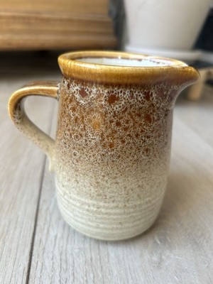 Vintage 1970 Mikasa Steinzeug Milchkännchen Kanne - Nature's Song C1050 Made In Japan (1143