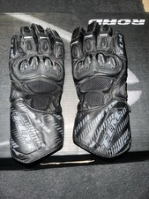 Traction Air Lederhandschuh lang schuarz 9