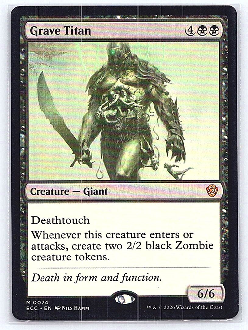 GRAVE TITAN 74 MYTHIC COMMANDER: LORWYN ECLIPSED MTG CARD