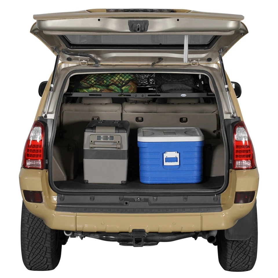 Black Steel Trunk Cargo Rack Basket w/MOLLE Panel for Toyota 4Runner 2003-2009 - Image 3 of 4