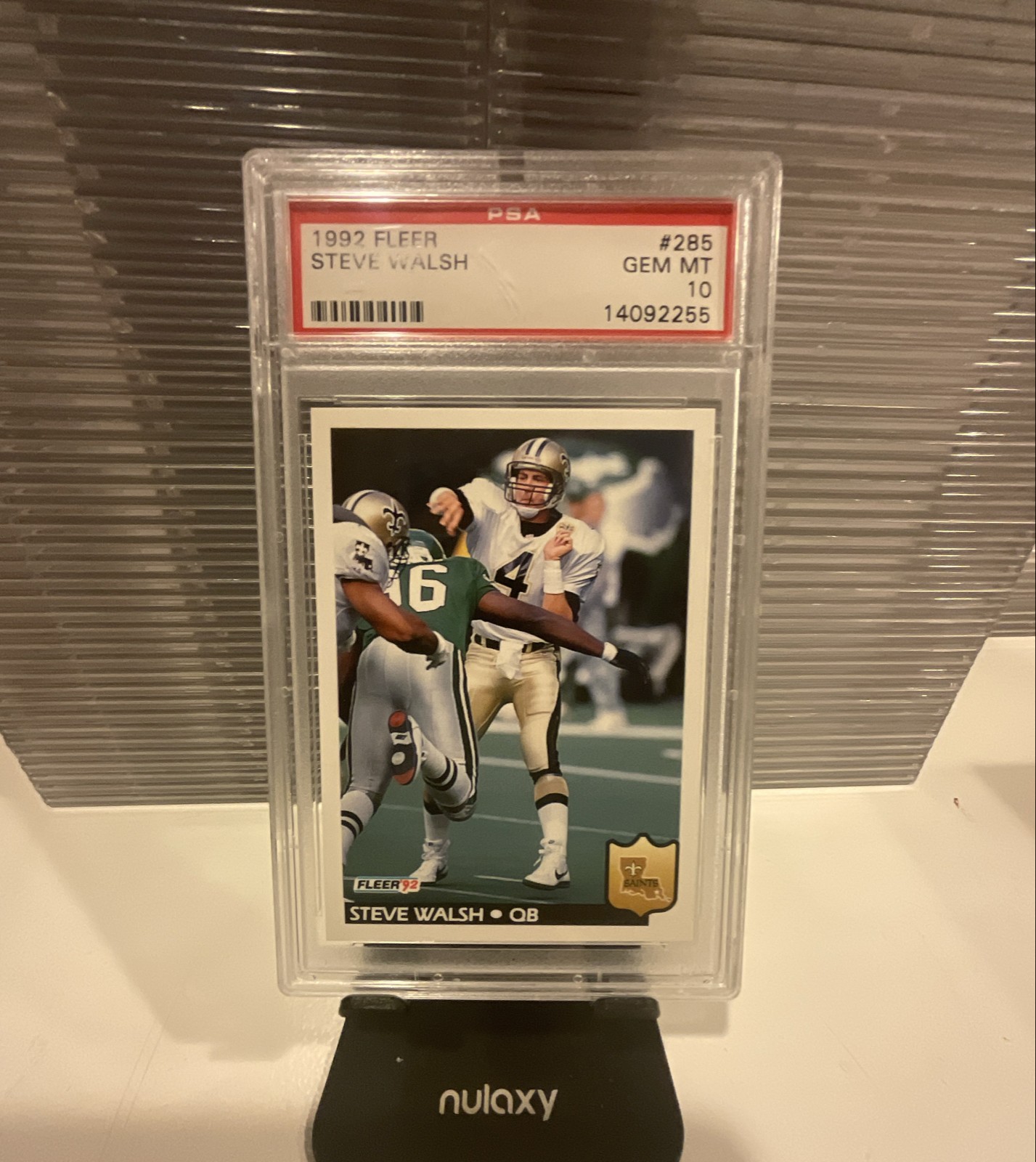 1992 Fleer - Steve Walsh #285 PSA 10