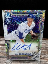 2021 Bowman Draft Eric Cerantola Chrome Sparkle Refractor Auto /71 #CDA-EC (RC)
