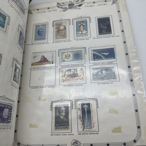 US Stamps Mint And Used On Album Pages- 1940’s-1960’s - Hundreds!- AA40 - Picture 5 of 24