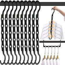 10 Pack Magic Hangers Space Saving Hangers Closet Space Saver Hanger Organizer