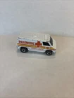 Vintage Hot Wheels Redline 1974 White Paramedic Ambulance Hong Kong