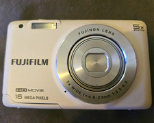 Fujifilm HD Movie Compact Digital Camera 16MP 5x Zoom Built-in Flash White