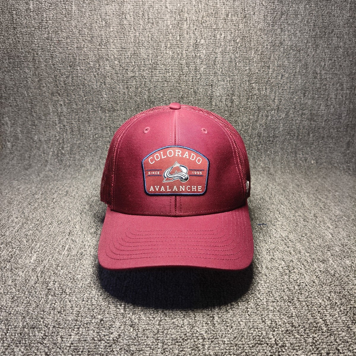 '47 Brand Colorado Avalanche Trucker Snapback Burgundy One Size NHL Hat