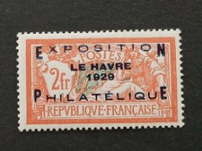 timbre France exposition le Havre 1929 yt 257A neuf XX