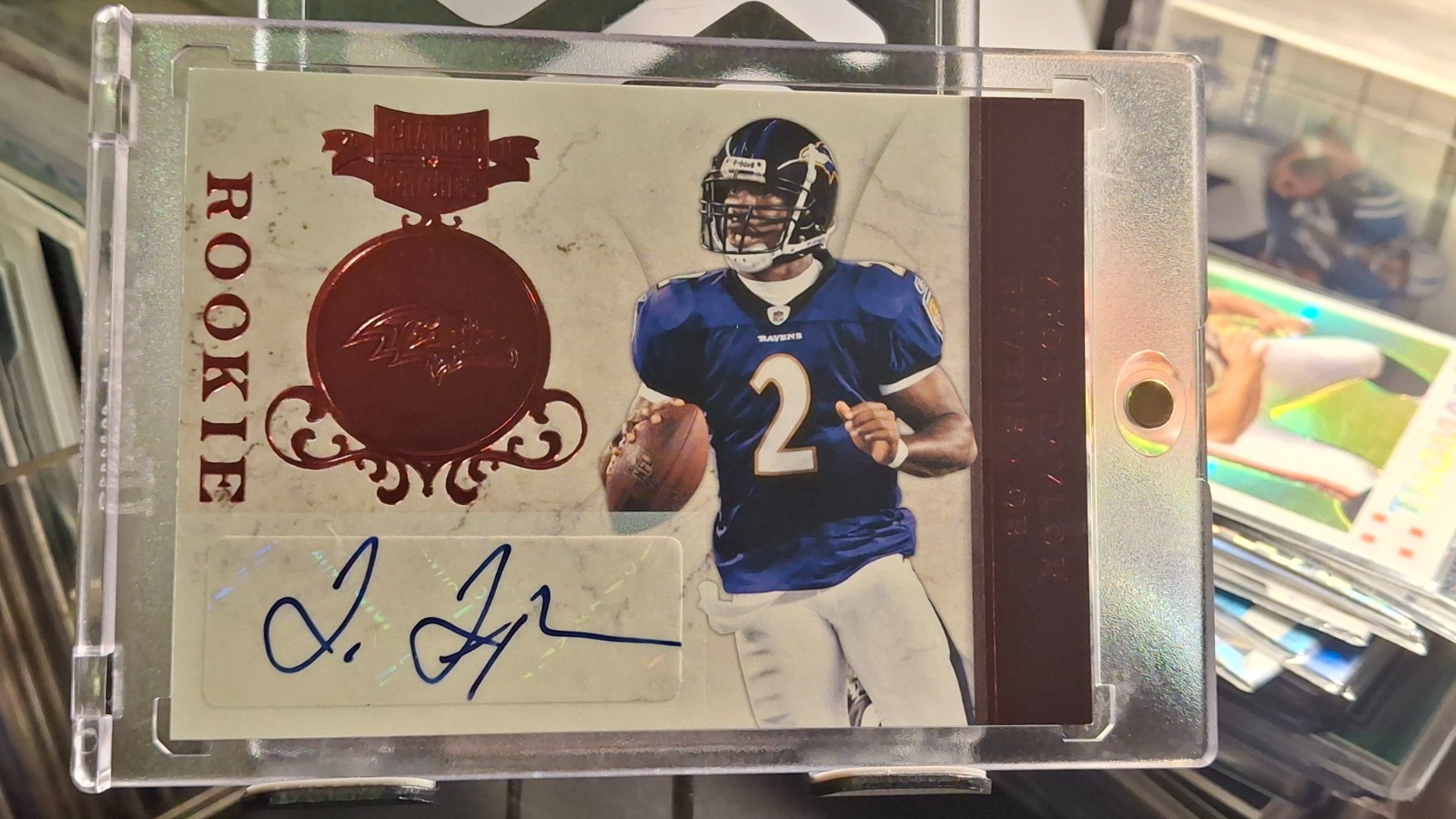 Tyrod Taylor Panini Plates & Patches #179 Autograph