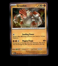 Groudon – 049/131 – Prismatic Evolutions – Near Mint Holo Pokemon Card TCG