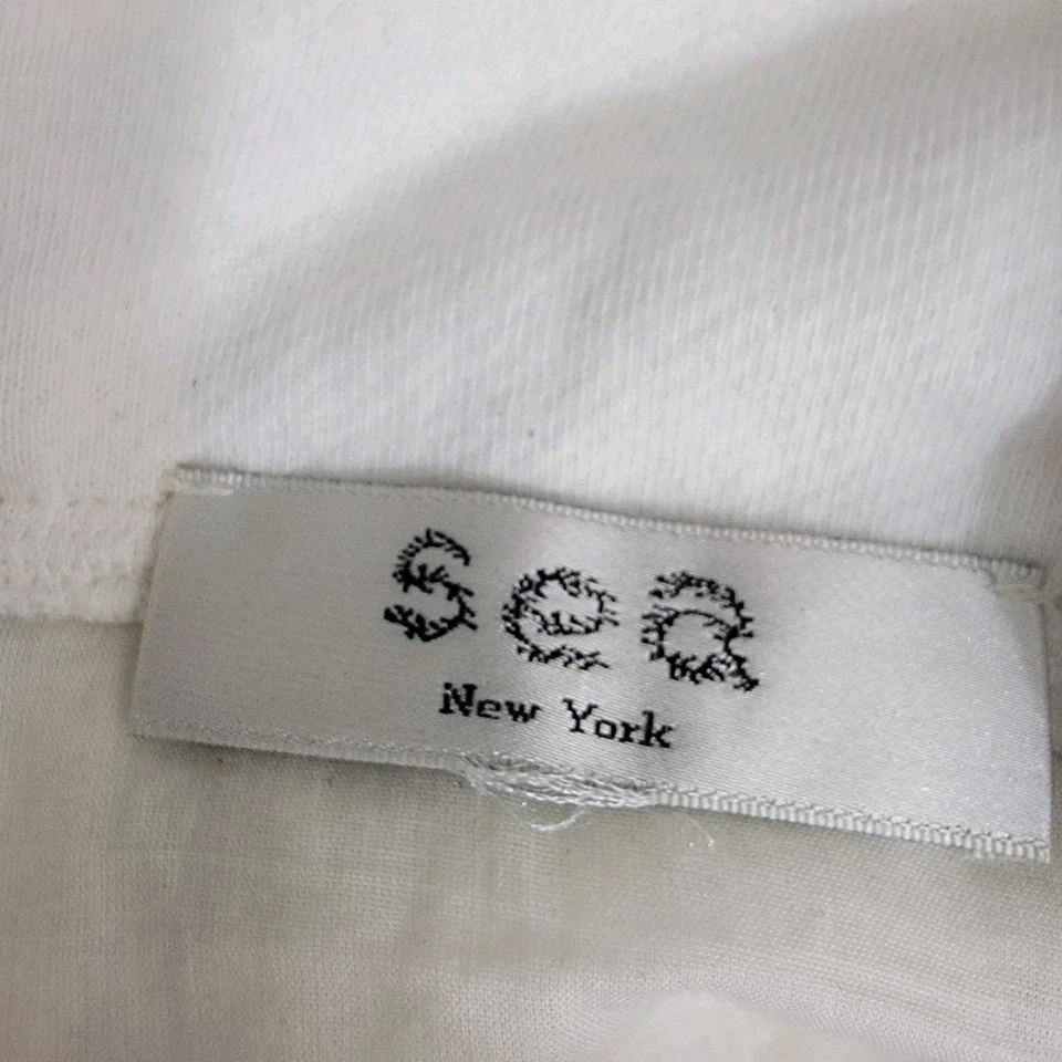 Sea NY Нью-Йорк липа лоскутное одеяло стеганая толстовка с капюшоном только размер XS - Изображение 4 из 4