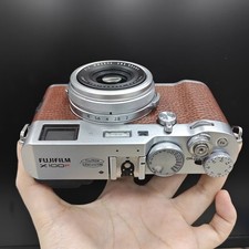 Fuji X100F 24.3MP Digital Camera English Menu High Res Sharp Shots Brown