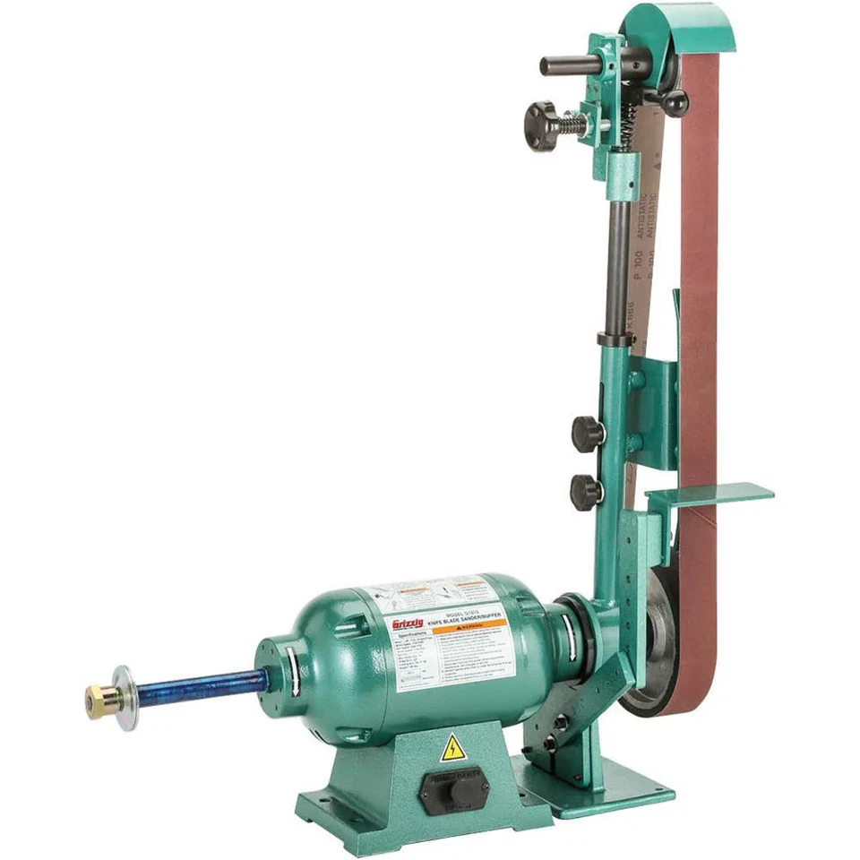 Grizzly G1015 110V刀皮带砂光机/缓冲器 — 第 2/4 张图片