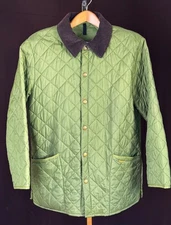 Barbour quilted jacket women large