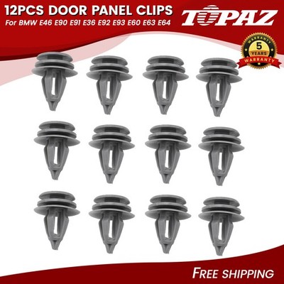 12PCS DOOR PANEL Clips for BMW E46 E90 E91 E36 E92 E93 E60 E63 E64 51418224781