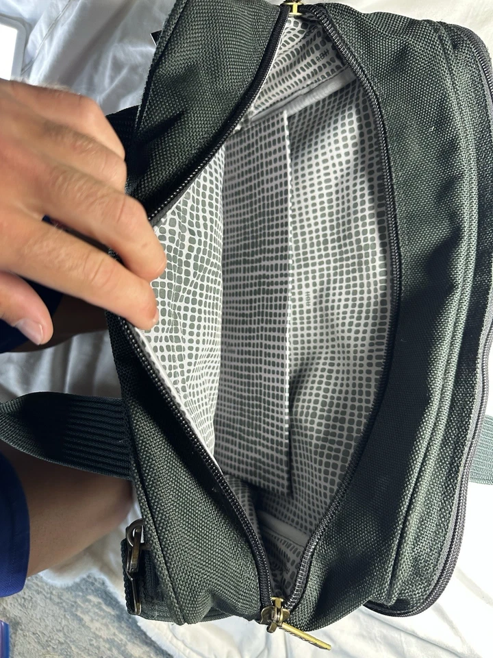 Maletín equipaje portátil RBH Ricardo Beverly Hills Big Sur verde oscuro -JL514 Foto 4 de 4