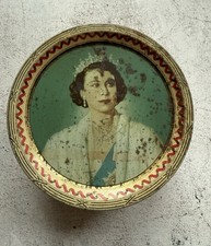 1953 Coronation Queen Elizabeth II Mackintosh Quality Street Vintage Tin Box UK