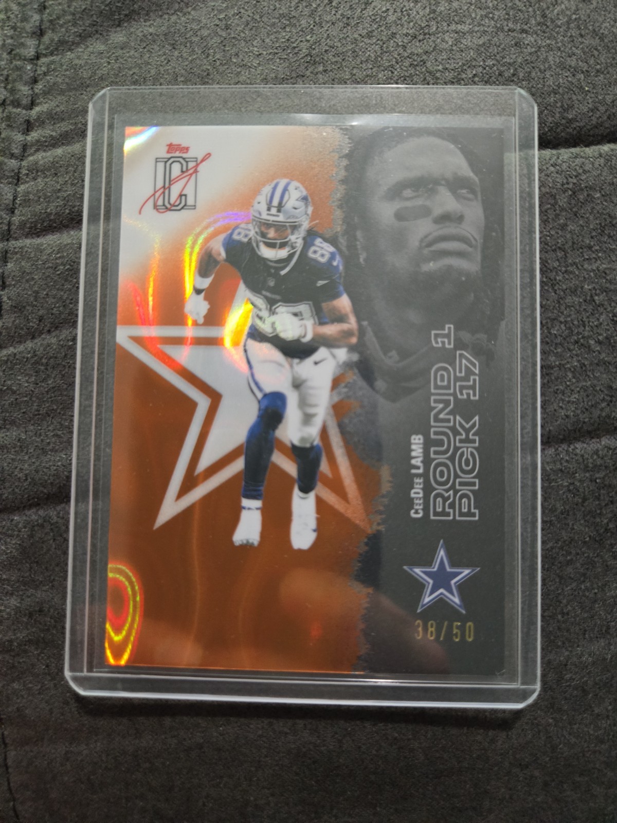 CeeDee Lamb Orange Lava #16 /50 2025 Topps Signature Class Cowboys
