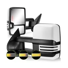 Switchback Tow Mirrors for 2007-2013 Chevy Silverado Avalanche Suburban Tahoe...