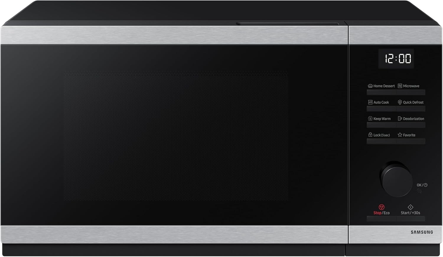 Samsung MS23DG4504ATE3 23L Freestanding Microwave - Stainless Steel {Greasy}