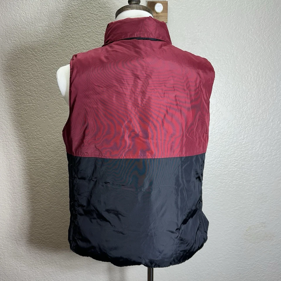 Chaleco Kenneth Cole Reaction Rojo Negro 80 % Plumón y Pluma Para Hombre Talla Mediana Foto 4 de 4